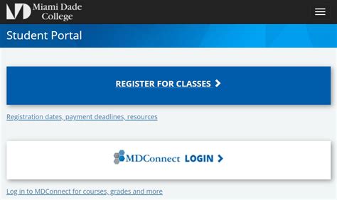 miami dade college login|miami dade college mymdc.